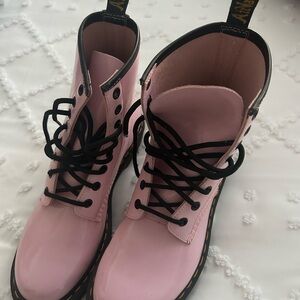 Dr. Martens Pink Combat Boots